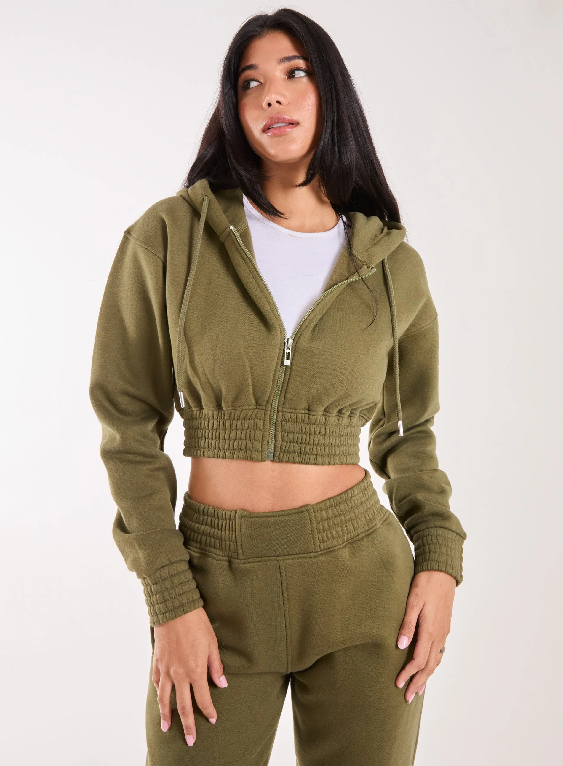 Long Sleeve Zip Up Hoodie