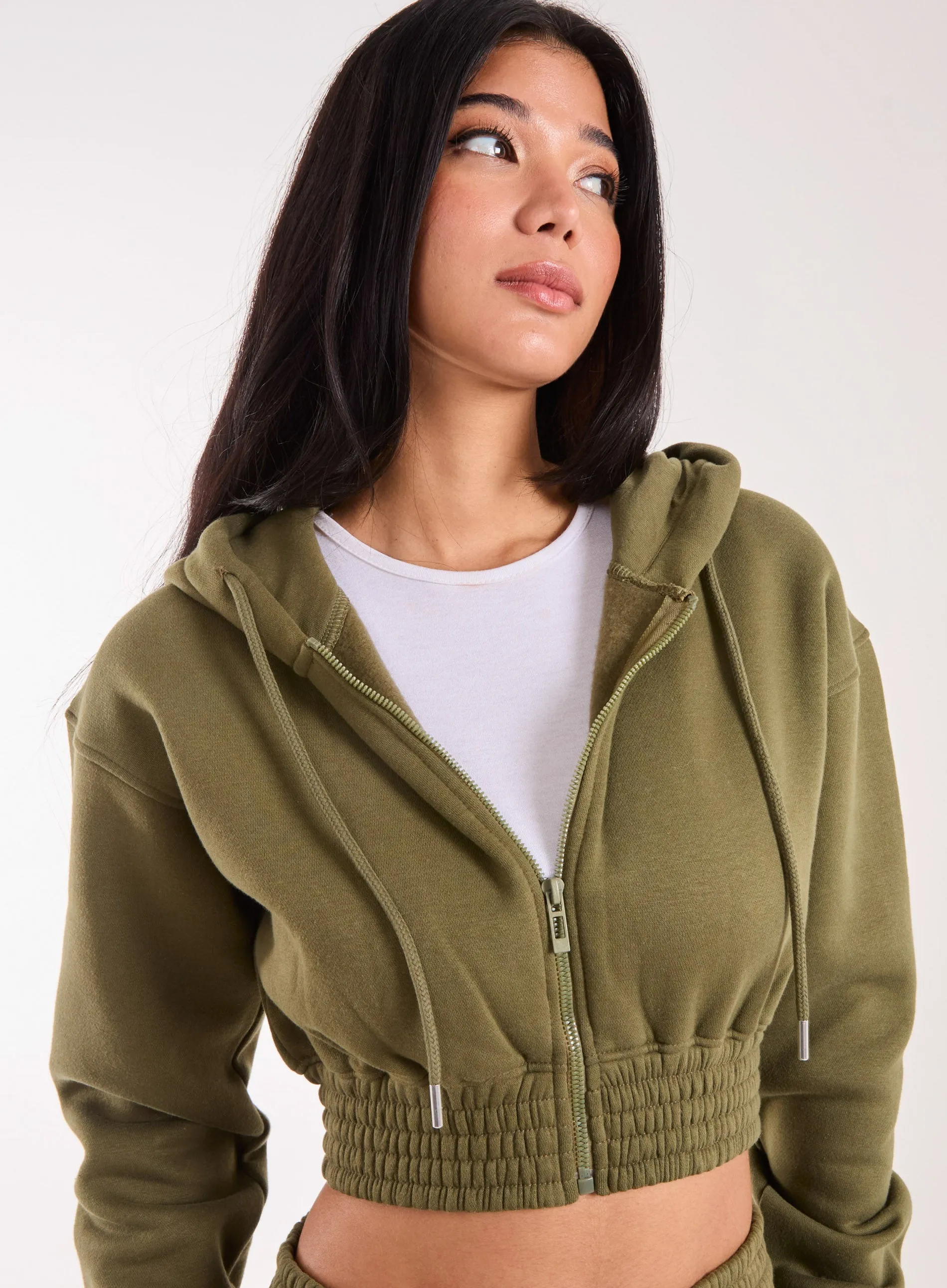 Long Sleeve Zip Up Hoodie