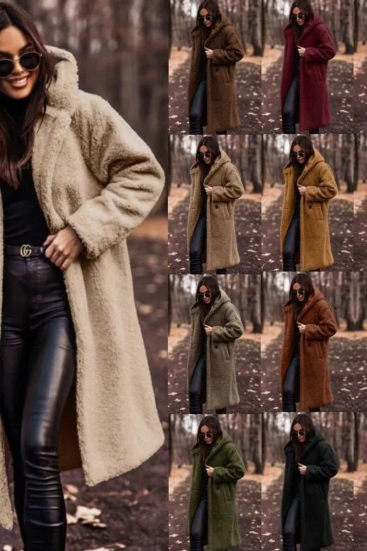 Long woolen coat