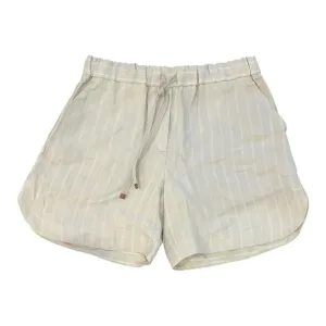 Lorena Antoniazzi Embroidered Short Women's Medium EU 42 Linen Blend