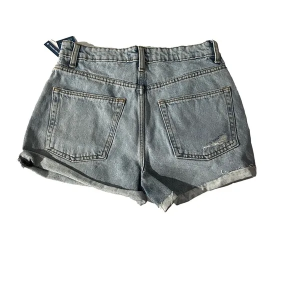 LOVER’S &amp; FRIENDS JAMIE HIGH RISE CUFFED DENIM SHORTS SIZE 25