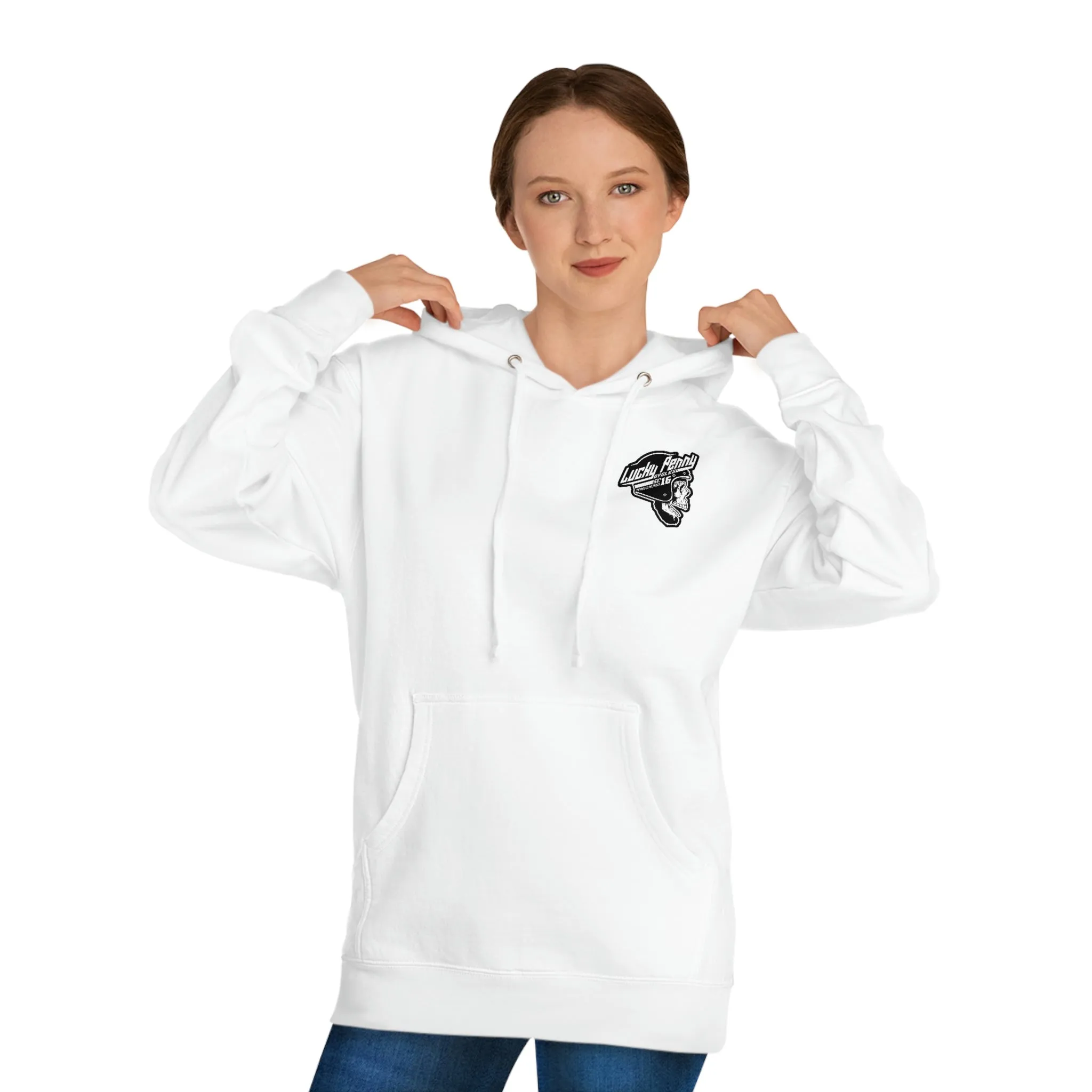 Lucky Penny Cycles Houston Skyline Hooded Sweatshirt