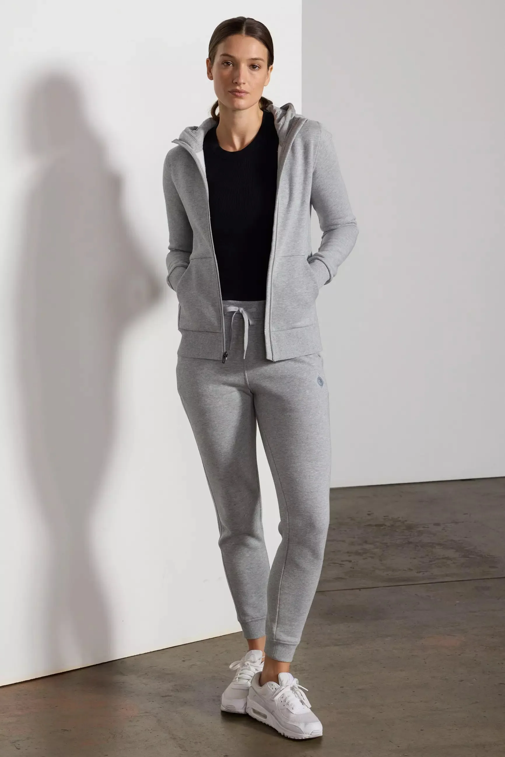 Luxefleece Zip-Up Hoodie - Htr Concrete