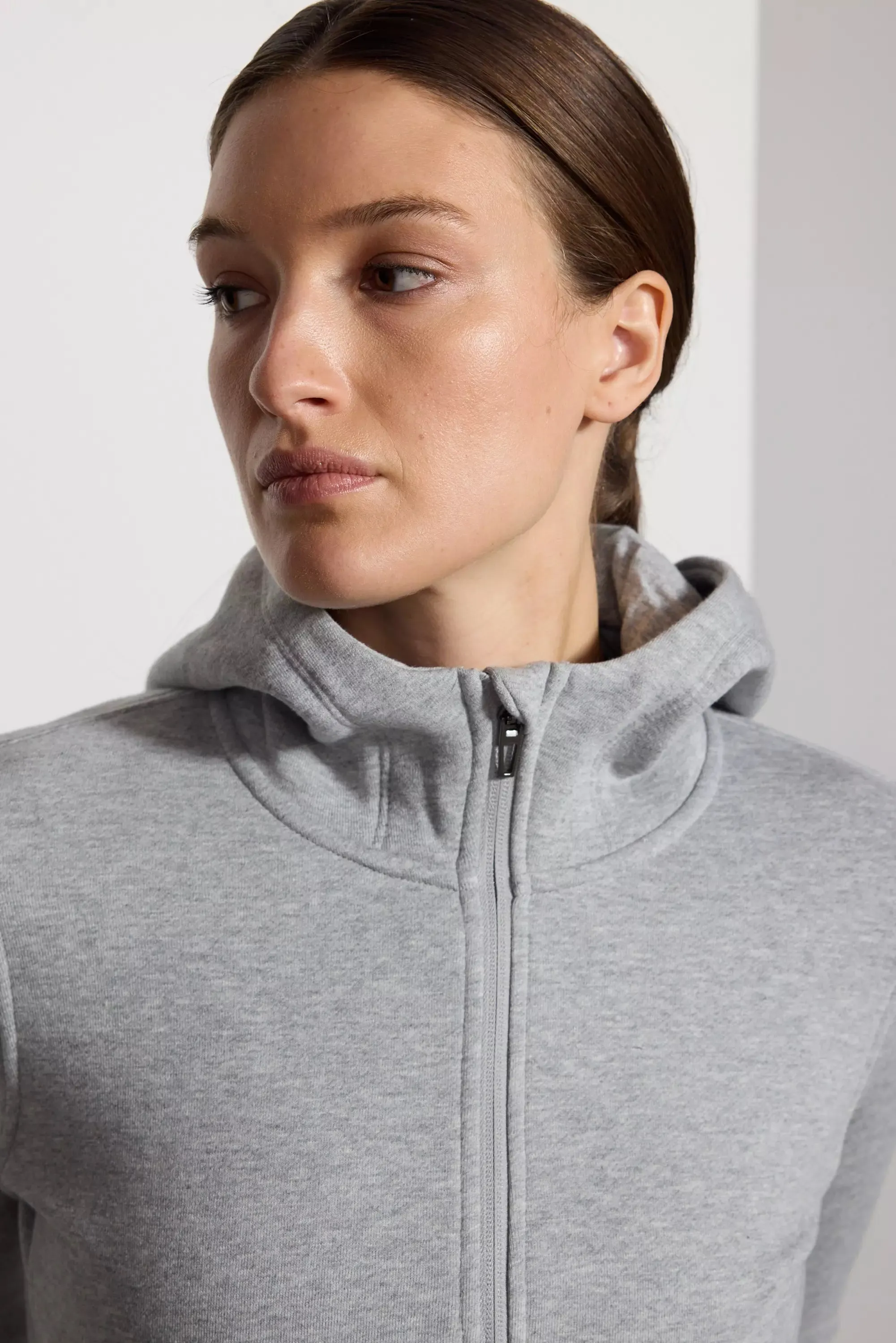 Luxefleece Zip-Up Hoodie - Htr Concrete