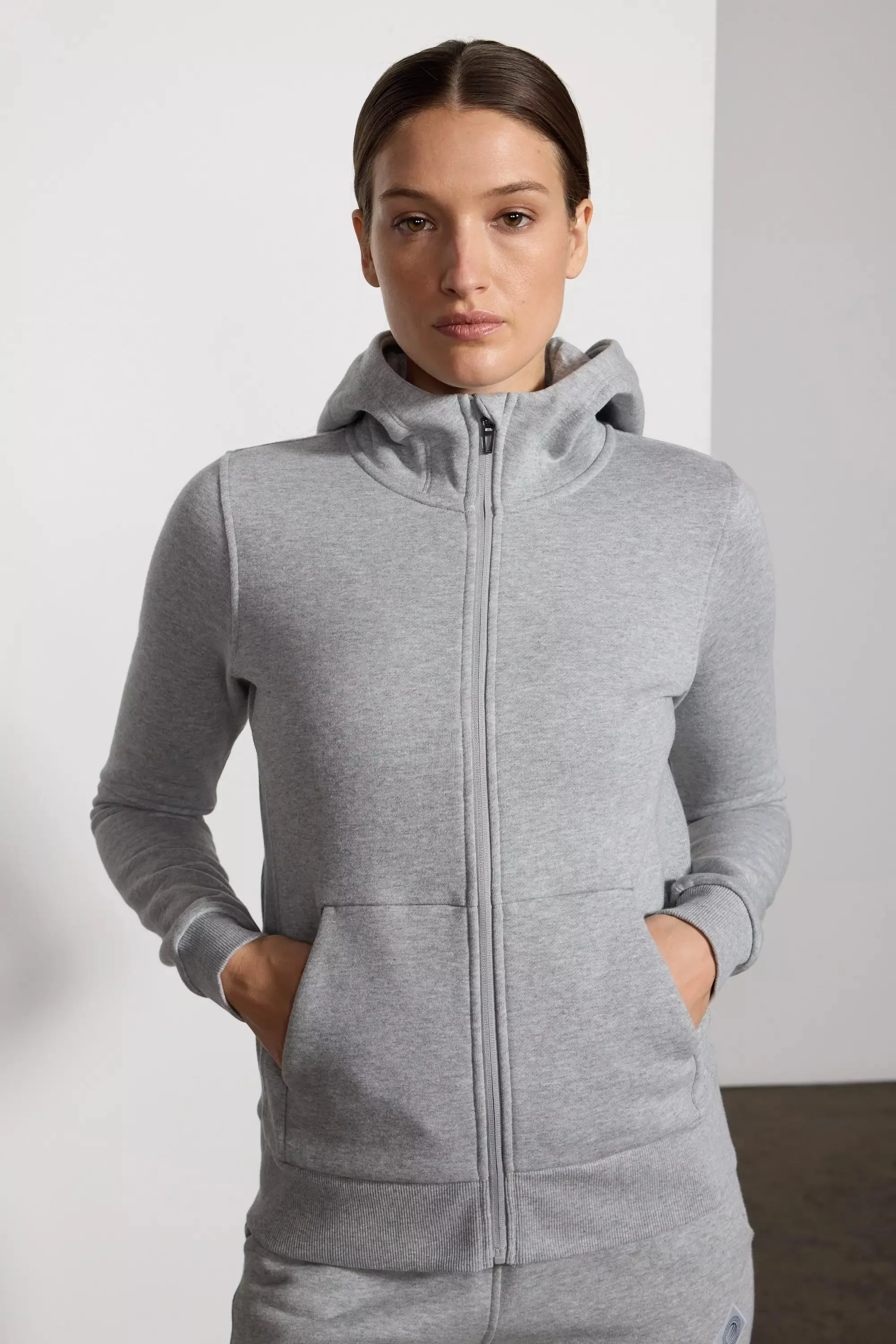 Luxefleece Zip-Up Hoodie - Htr Concrete