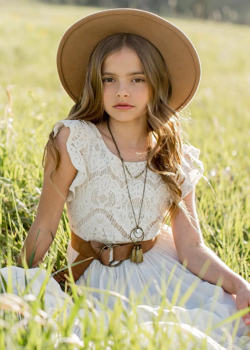 Macy Dress in Cream