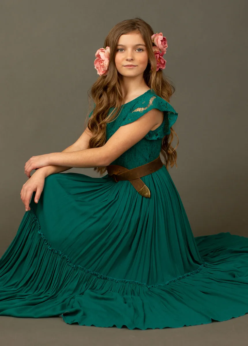 Macy Dress in Teal