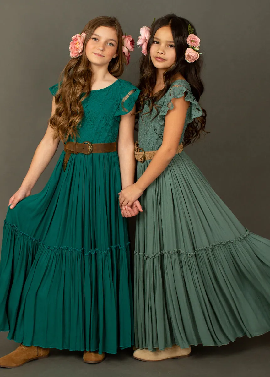Macy Dress in Teal