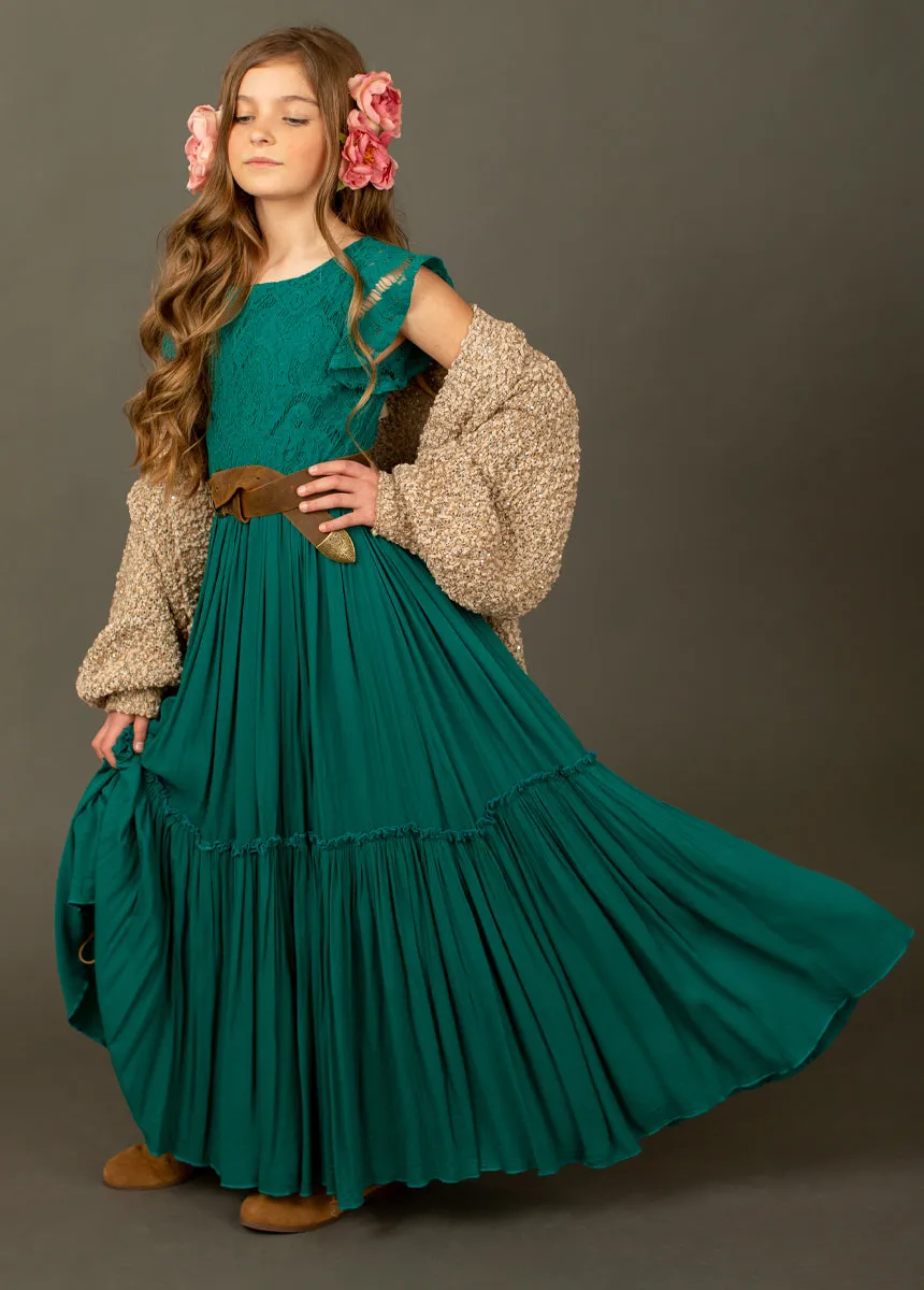 Macy Dress in Teal