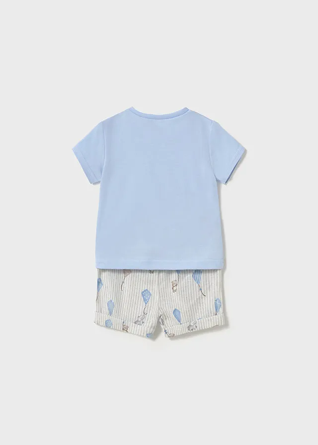 Mayoral 1202 Sky Shorts Set In Stock Now