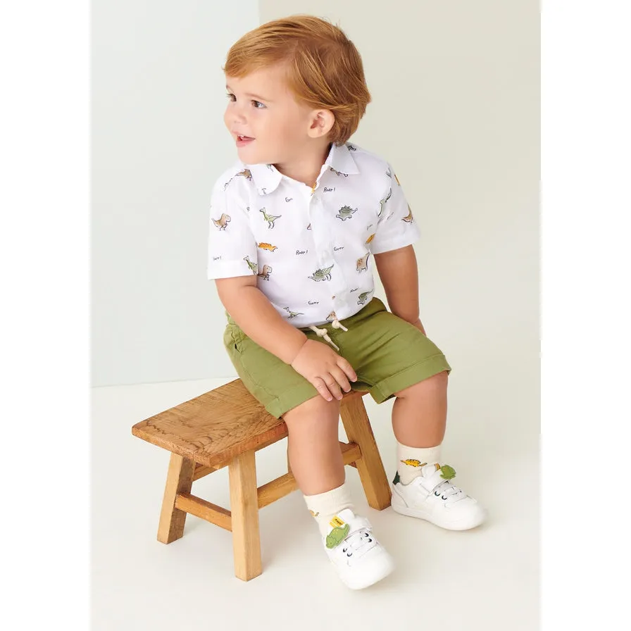 Mayoral Bermuda Shorts with Adjustable Waistband - Jungle