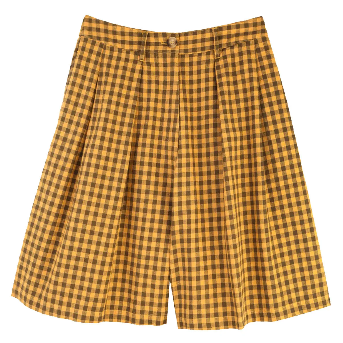 Meadows Sanne Shorts Toffee Gingham