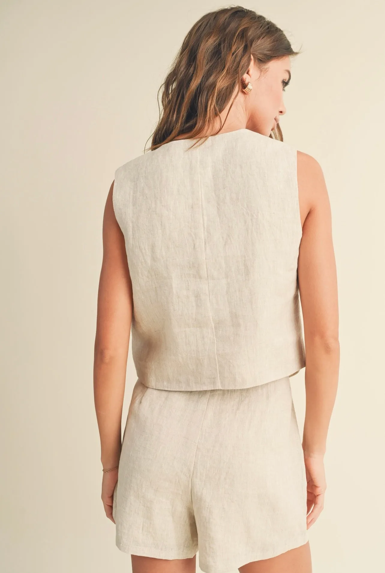 Meredith Linen Vest