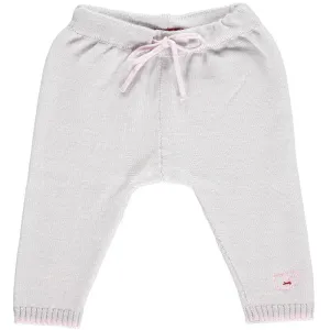 Merino Pearl Grey & Petal Leggings