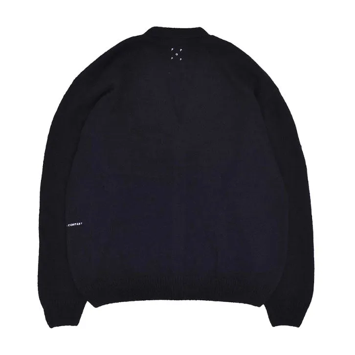 miffy applique knitted cardigan black