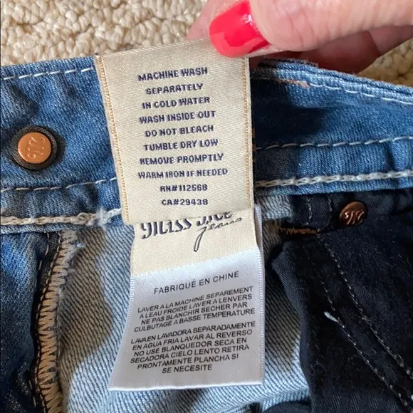 Miss Me Distructed Denim Shorts