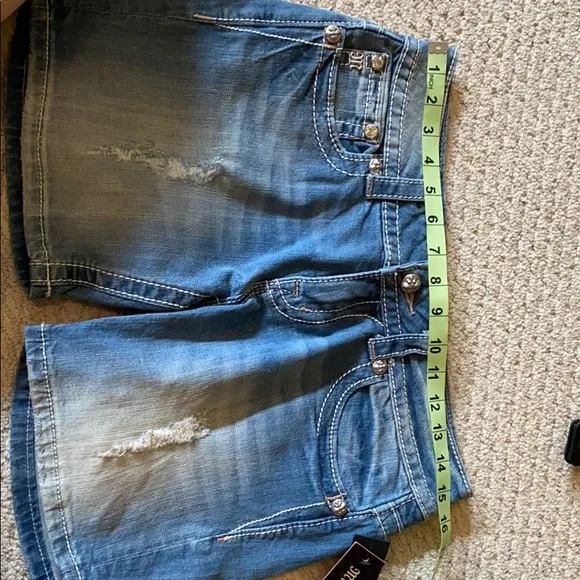 Miss Me Distructed Denim Shorts