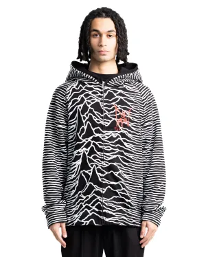 MJB X Joy Division Zip Double Hoodie Black