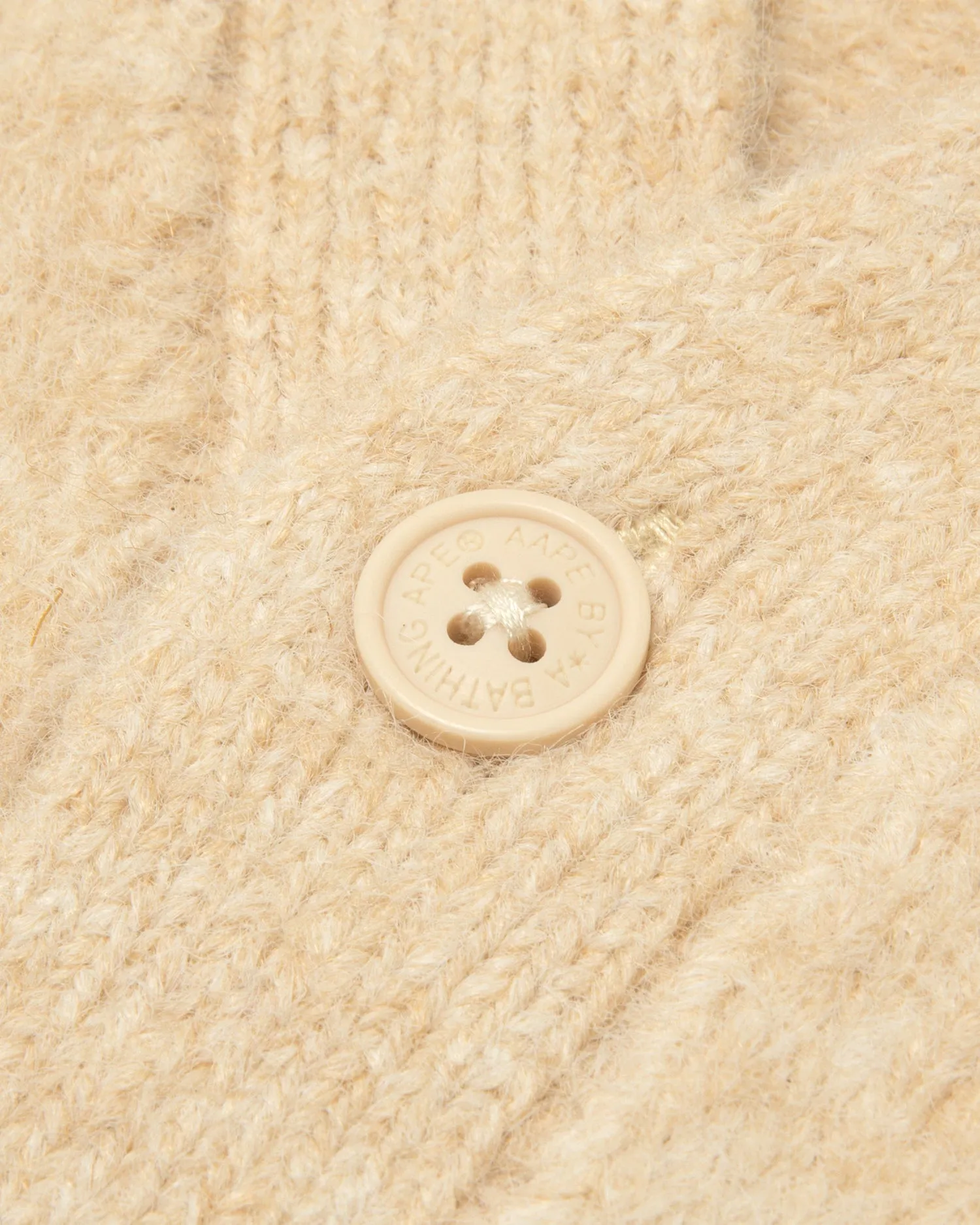 Moonface logo v-neck cardigan