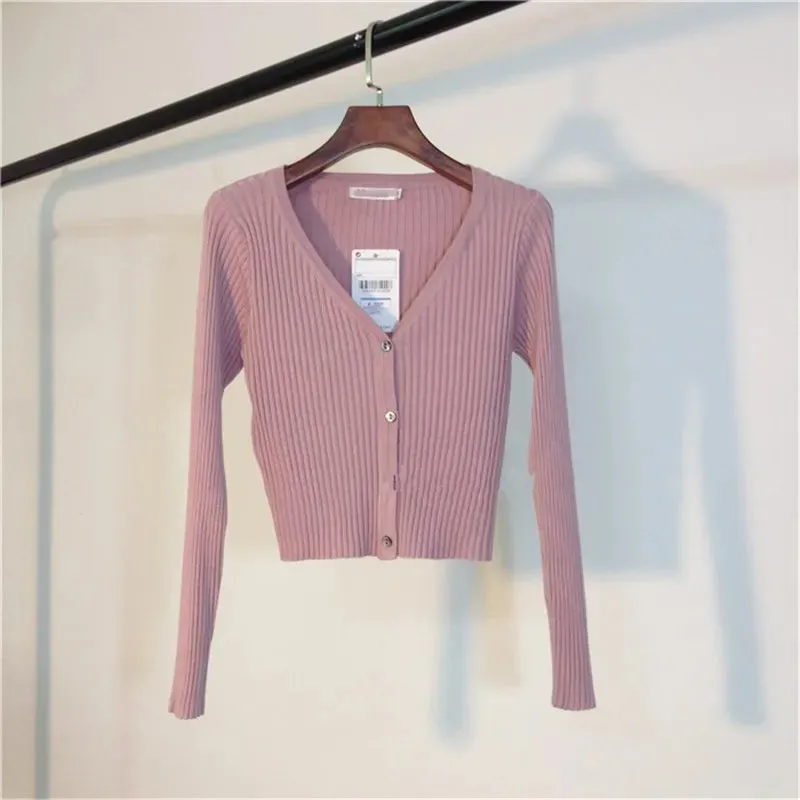 Neploe Spring Newly Patchwork Women Cardigans 2023 Fashion Slim Ladies Knitted Sweater Long Sleeve Buttons Sweaters 65057