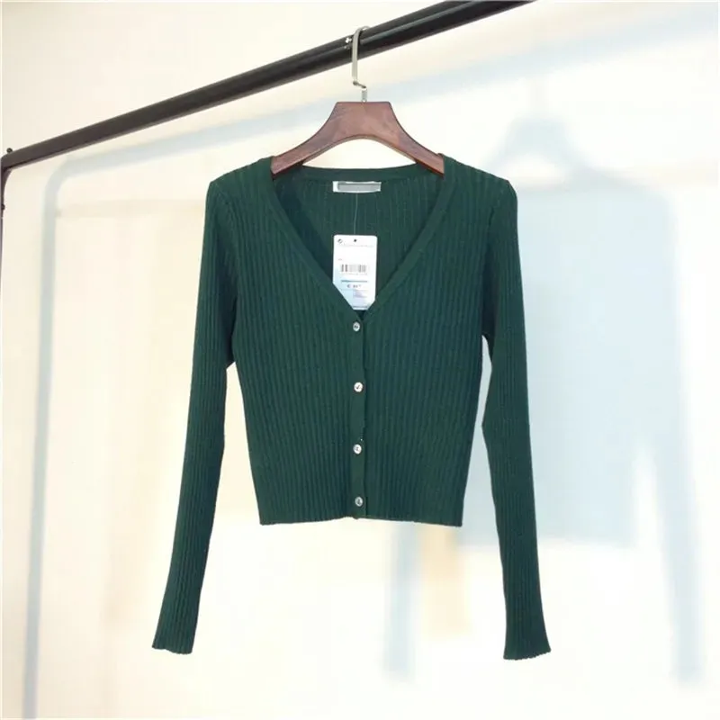 Neploe Spring Newly Patchwork Women Cardigans 2023 Fashion Slim Ladies Knitted Sweater Long Sleeve Buttons Sweaters 65057