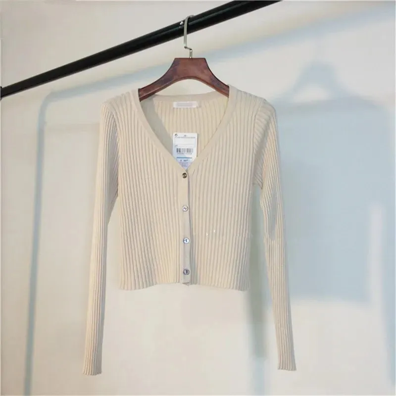 Neploe Spring Newly Patchwork Women Cardigans 2023 Fashion Slim Ladies Knitted Sweater Long Sleeve Buttons Sweaters 65057