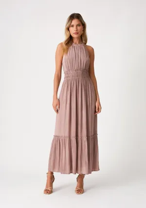 Neve Smocked Halter Maxi Dress