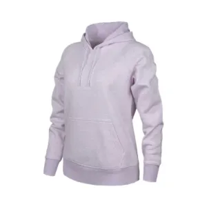 NEW BALANCE WOMENS CORE FLEECE HOODIE VIOLET GLO HEATHER