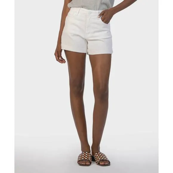 NEW KUT FROM THE KLOTH jane high rise short in optic white