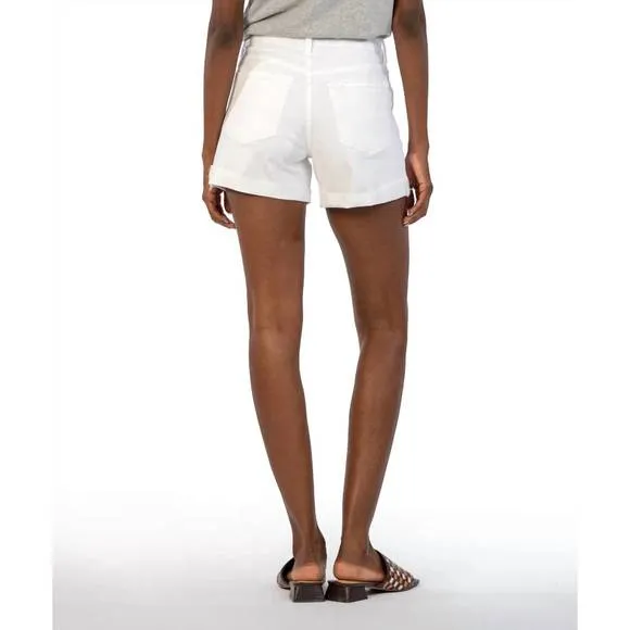 NEW KUT FROM THE KLOTH jane high rise short in optic white