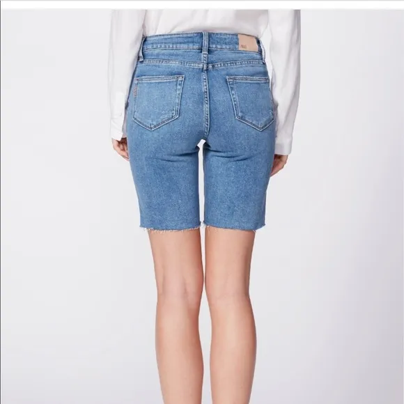 NEW • Paige • Jax Cut Off Bermuda Denim Shorts