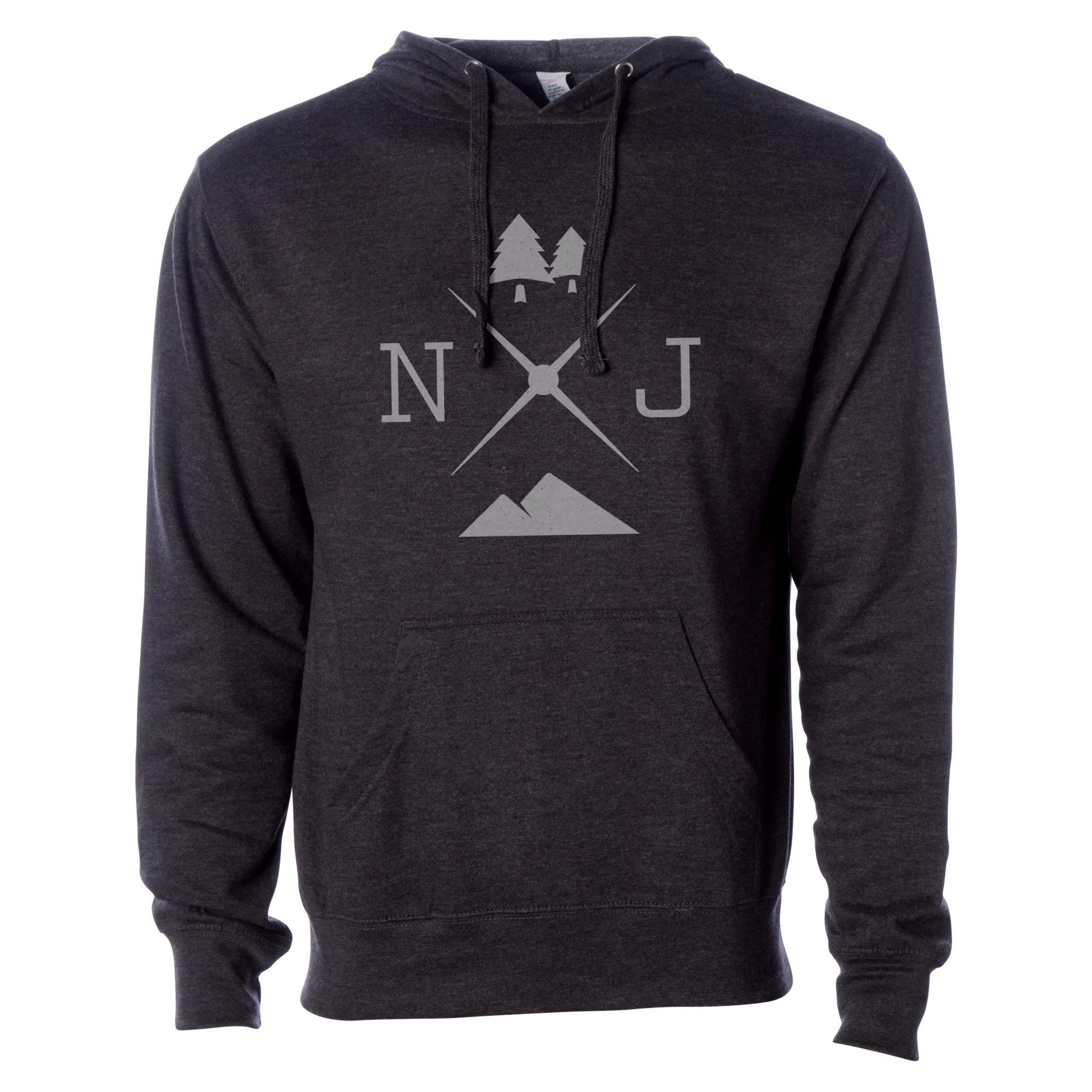 NJ Adventure Hoodie | Dark Grey Heather