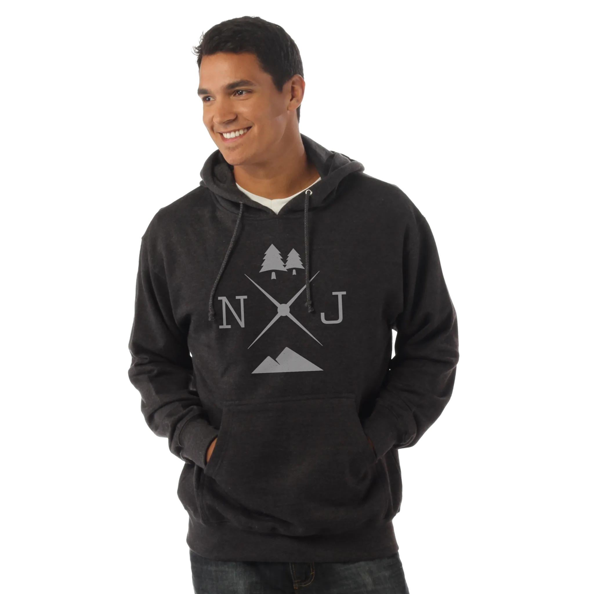 NJ Adventure Hoodie | Dark Grey Heather