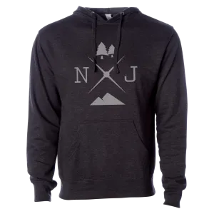 NJ Adventure Hoodie | Dark Grey Heather