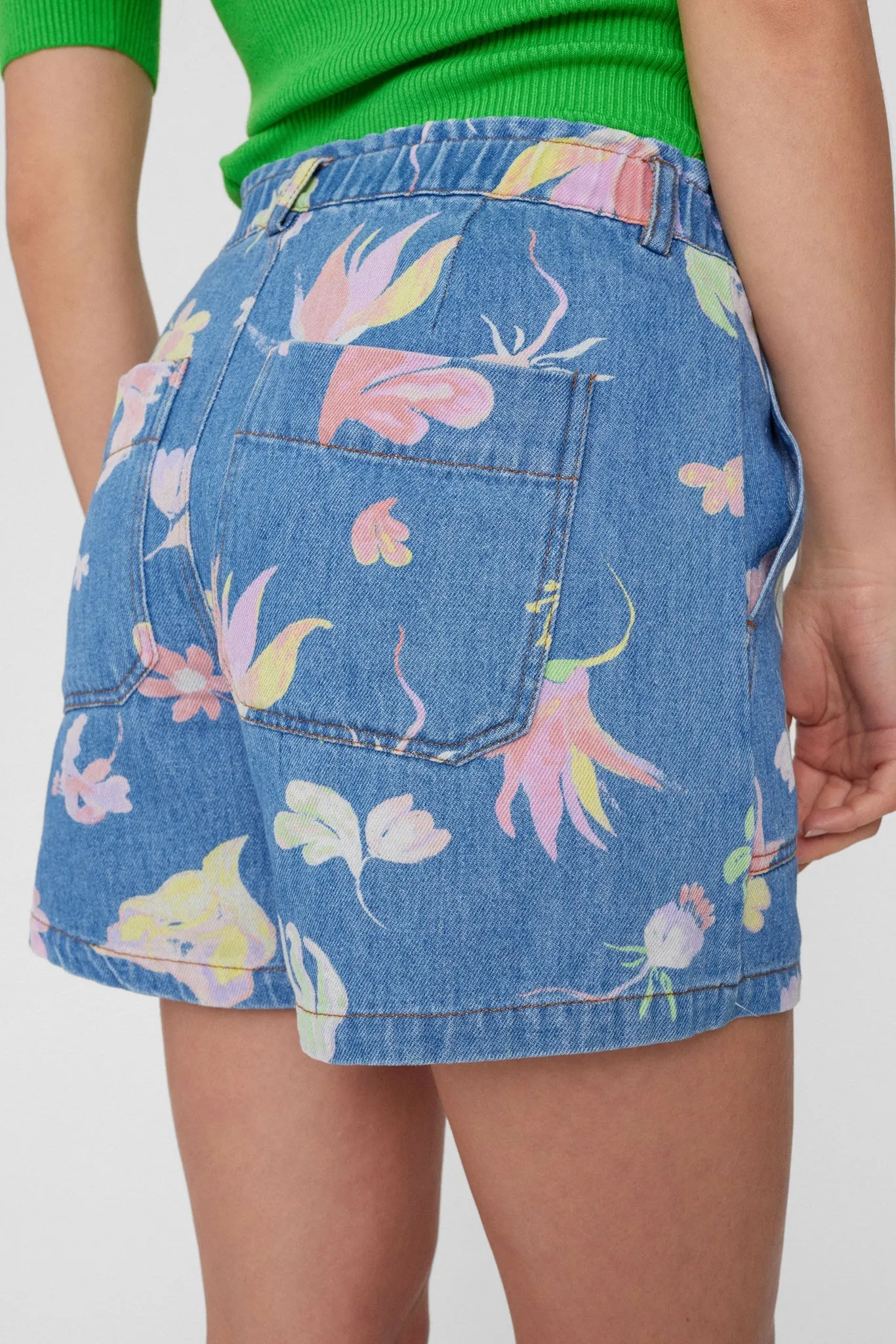 NUBILLY SHORTS - Light Blue Denim