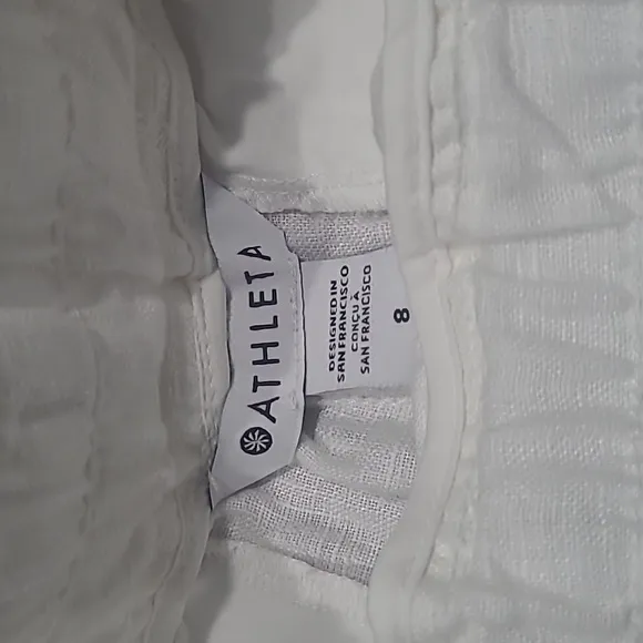 NWOT Athleta Cabo Linen Shorts