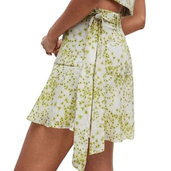 NWT! All Saints Frida Amanzi Printed Skirt - Size 12