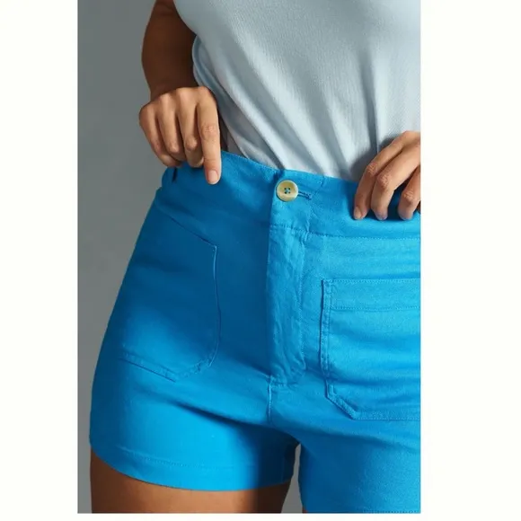 NWT Anthropologie Maeve The Colette Shorts : Linen Edition size 32