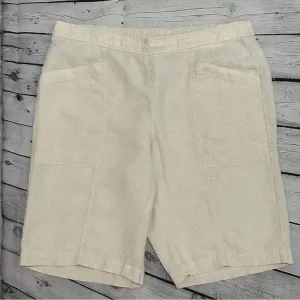 NWT Eileen Fisher Organic Linen City Shorts