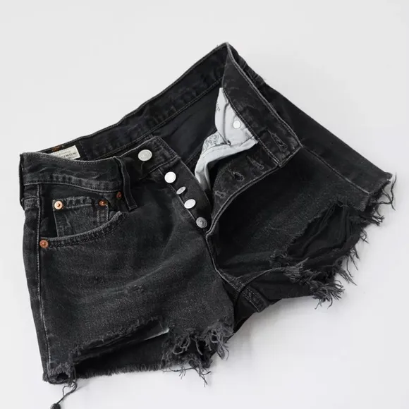 NWT Levi’s Premium 501 High Rise 100% Cotton Denim Shorts