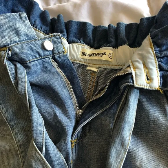 NWT Paperbag High Waisted Denim Cutoff Shorts