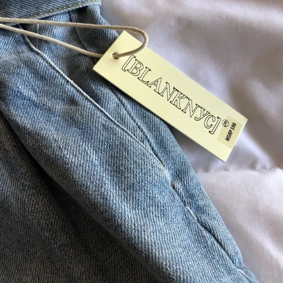 NWT Paperbag High Waisted Denim Cutoff Shorts