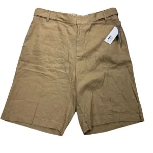 NWT Soft surroundings Bermuda Shorts Womens XL Shifting Sands Linen Sand Dunes