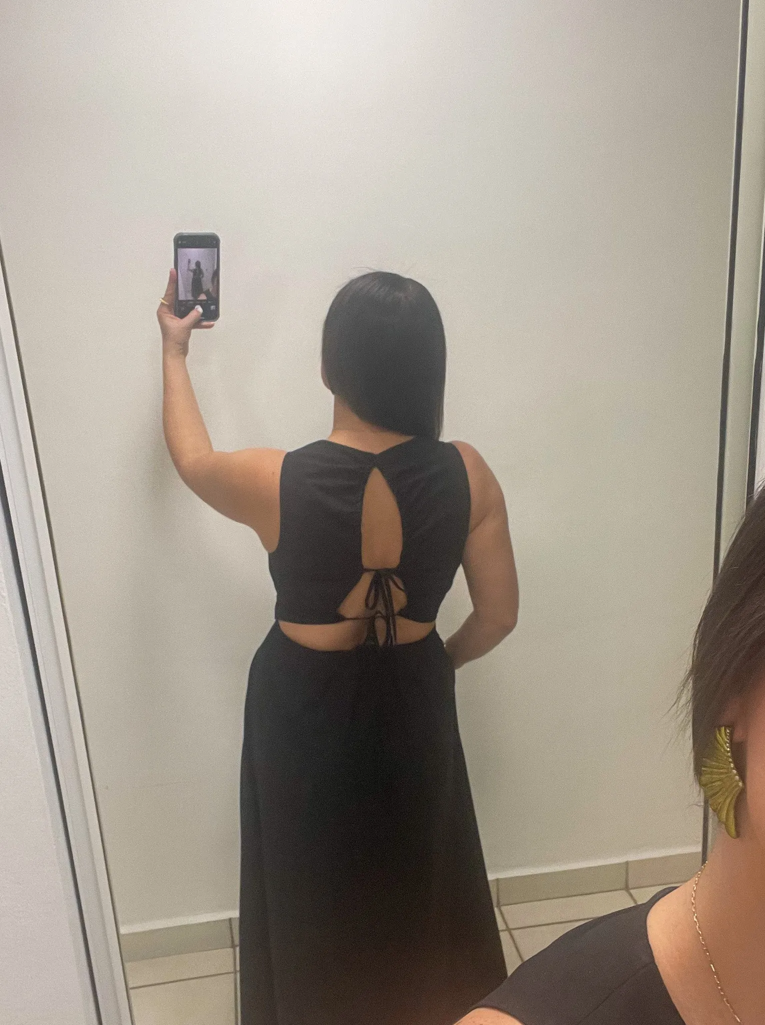 Open Back Maxi Dress