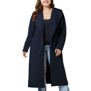 Oversized Women's Clothing Fat Mm Winter Woolen Coat Coat Lapel Long Woolen Coat