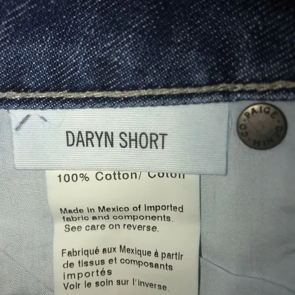 Paige Daryn Denim Jean Shorts Izza Deconstructed