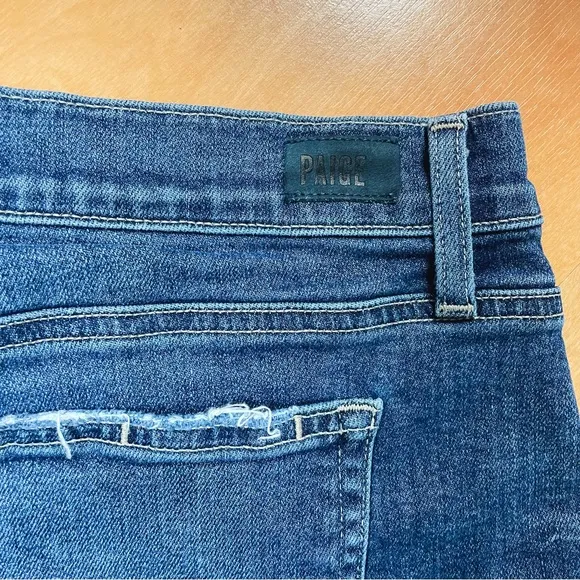 Paige Jimmy Jimmy Medium Wash Denim Maternity Shorts Womens Size 32