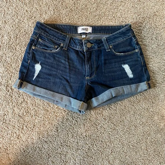 Paige Women's Blue Denim Shorts