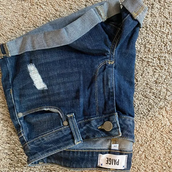 Paige Women's Blue Denim Shorts