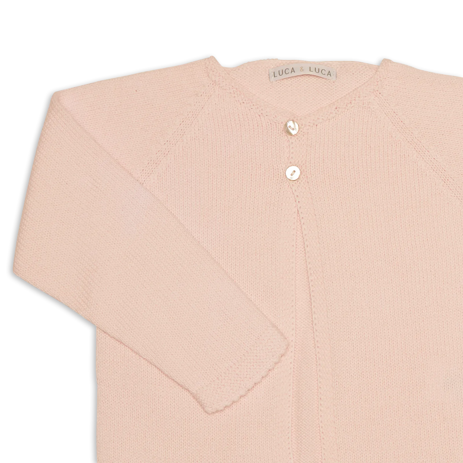 PALE PINK ALASSIO CARDIGAN